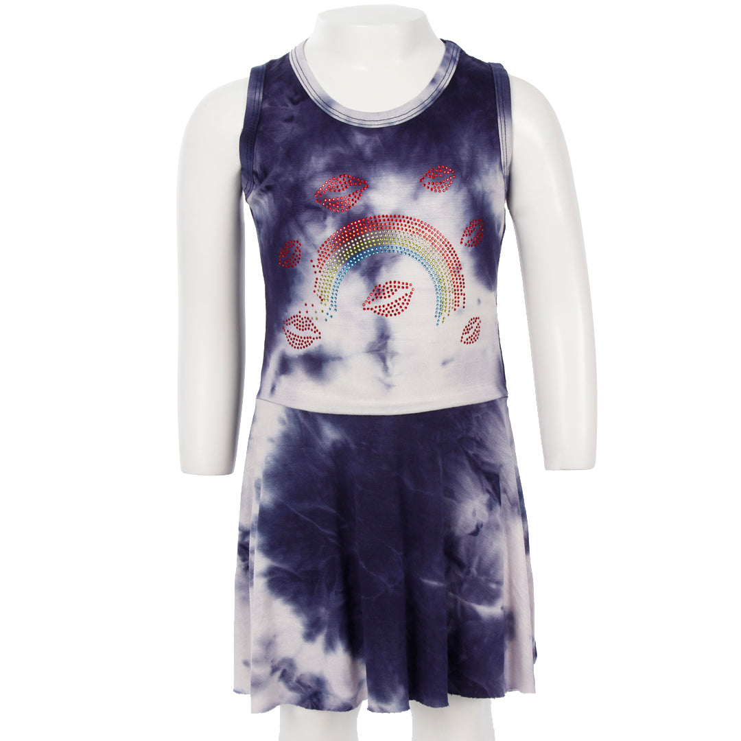 Tank Swing Dress With Rainbow Lips - Denny's