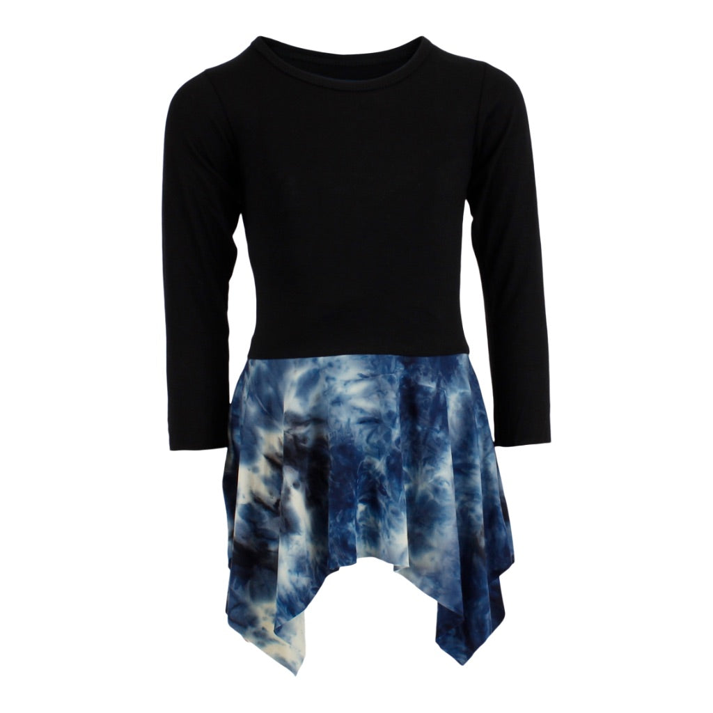 Long Sleeve Handkerchief Dress - Denny's