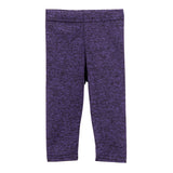 Purple & Black Heather Legging - Denny's