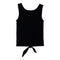 Ribbed Tie Front Tank - Denny's