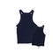 Ribbed Lace Up Back Tank - Denny's