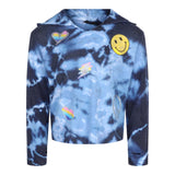 Happy Smiley Heart Tie Dye Hoodie - Denny's