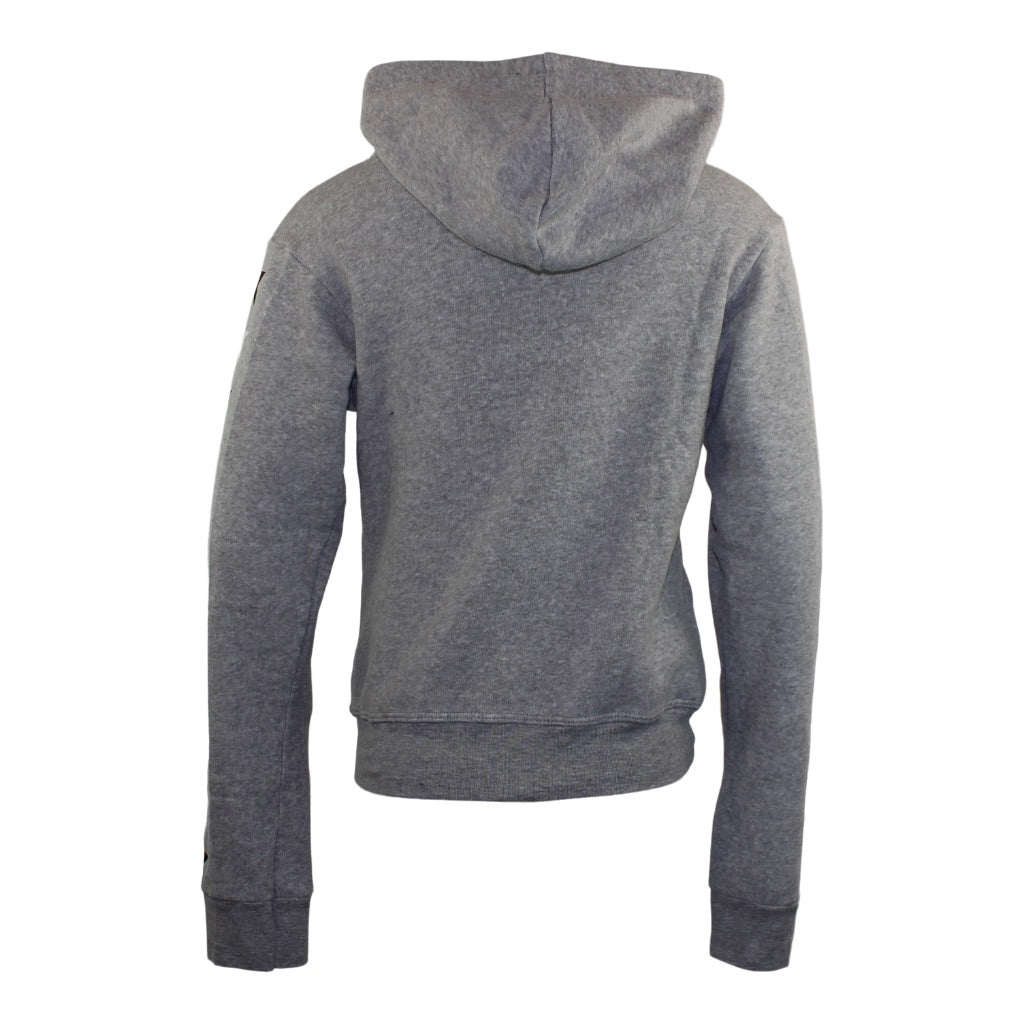 Long Sleeve Fleece Hoody Sweatshirt with Stars Down Arm - Denny's