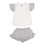 Cheetah Ruffle Short - Denny's