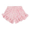 Pink Leopard Ruffle Short - Denny's