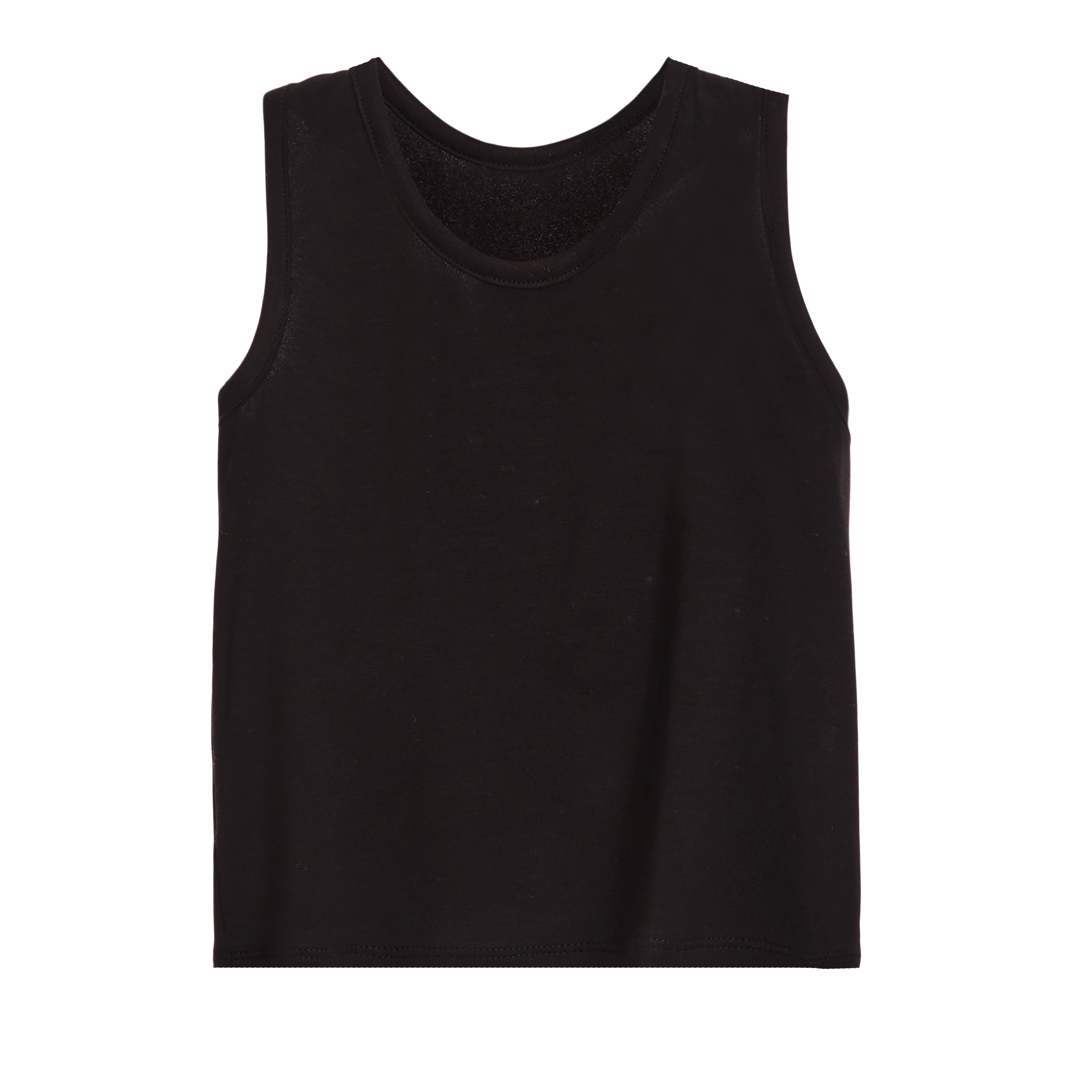 Pink Back Detail Black Tank - Denny's