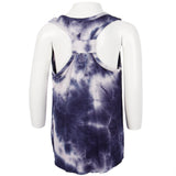 Knot Back Tank With Neon Rainbow Hearts - Denny's