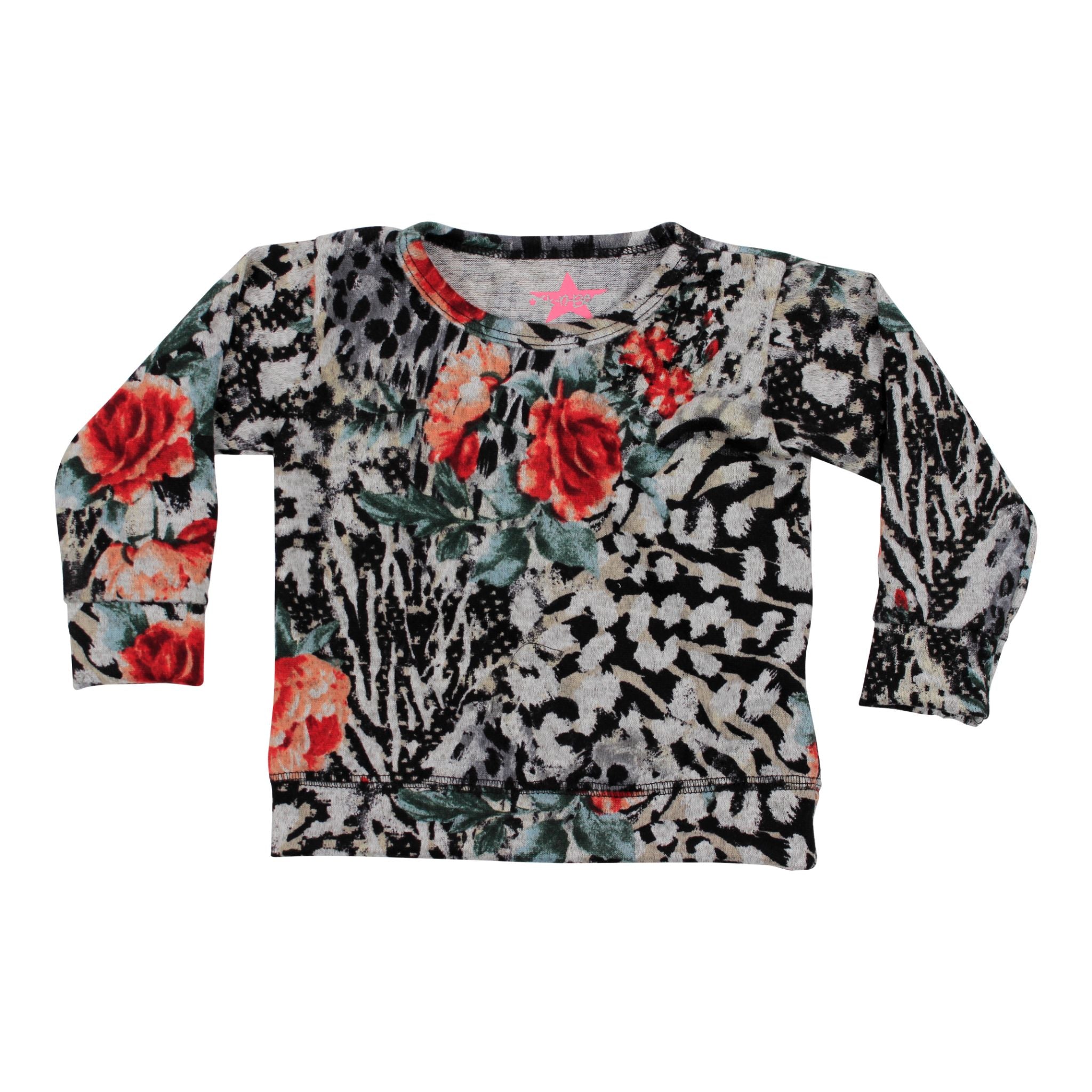 Hoshi Leopard Floral Sweatshirt - Denny's