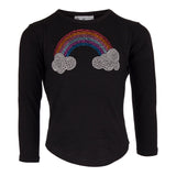 Long Sleeve Top with Rainbow Cloud - Denny's