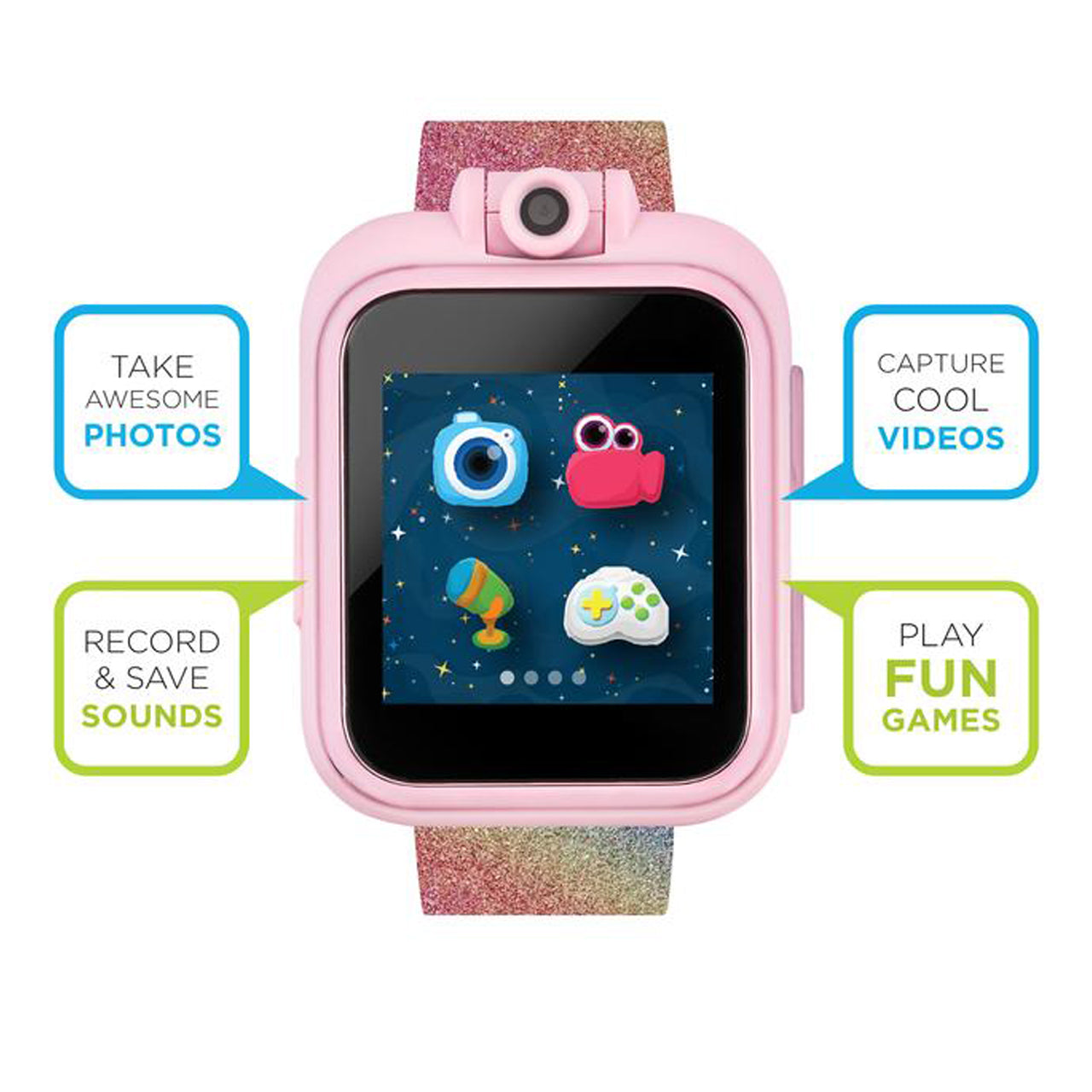 I Touch Rainbow Glitter Watch - Denny's
