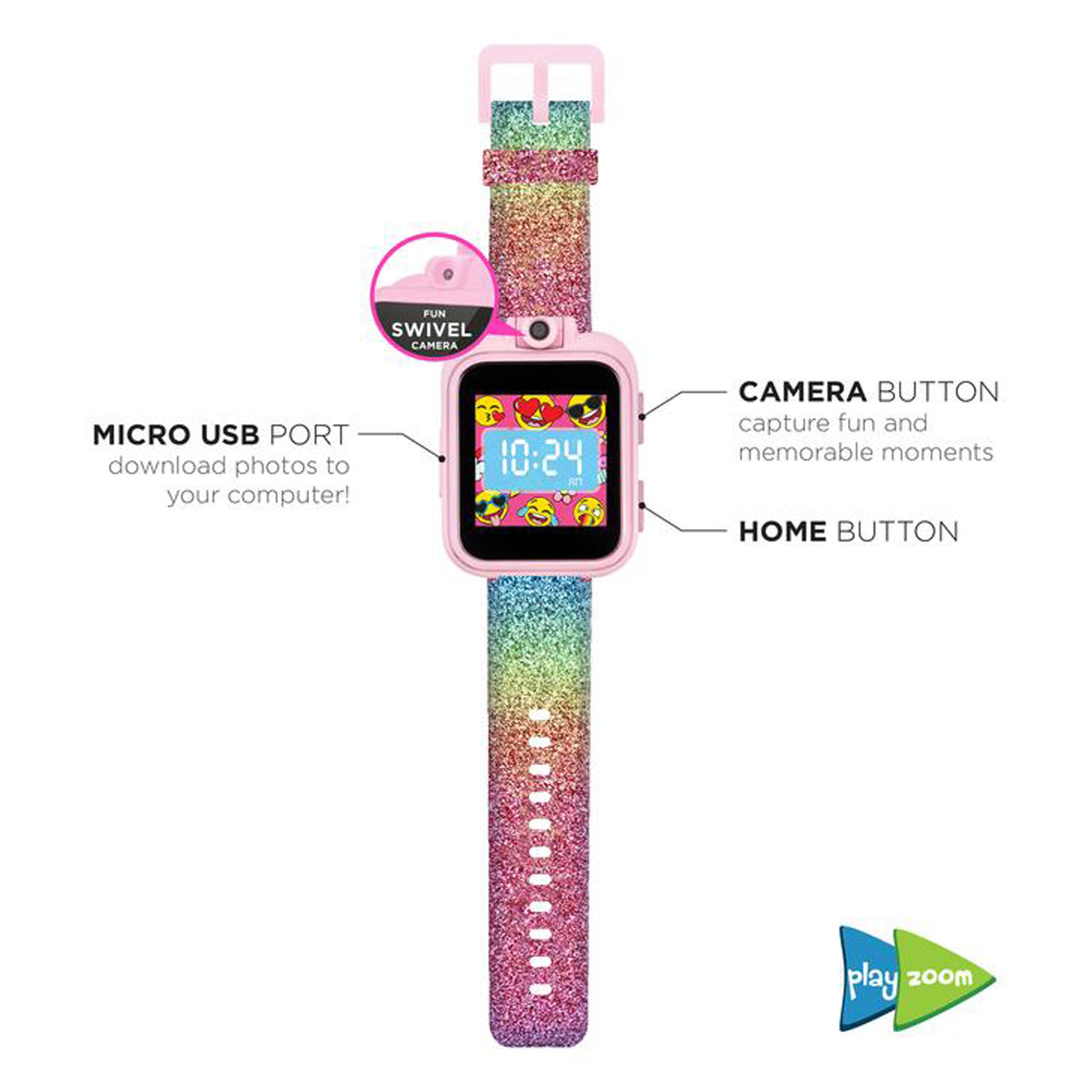 I Touch Rainbow Glitter Watch - Denny's