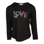 Pink Love Round Bottom Top - Denny's