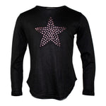 Long Sleeve Rounded with Pink Camo Disc Star - Denny's