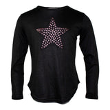 Long Sleeve Rounded with Pink Camo Disc Star - Denny's
