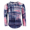 Long Sleeve Round Bottom with Soft Pink/Navy Top - Denny's