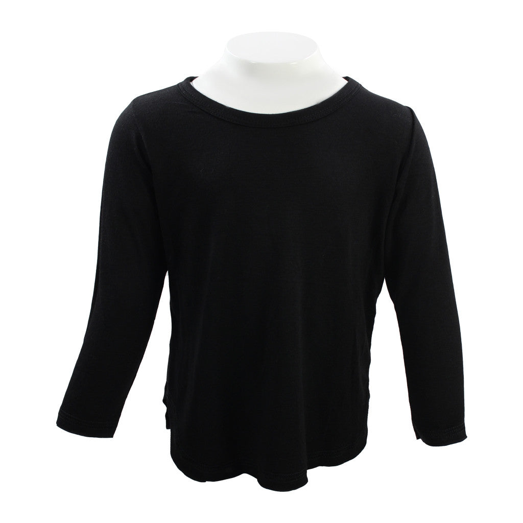 Long Sleeve Side Slit Tee - Denny's
