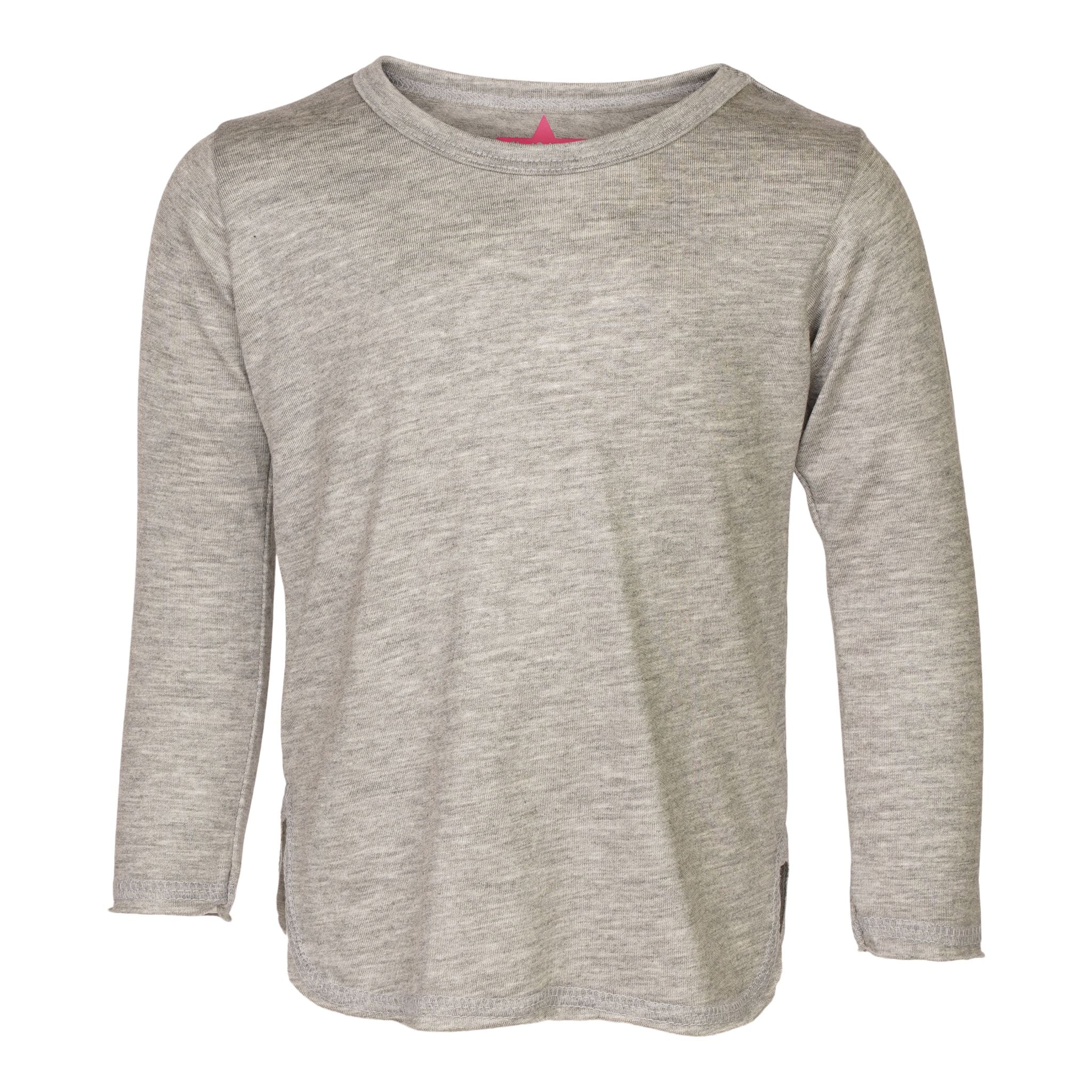 Long Sleeve Side Slit Tee - Denny's
