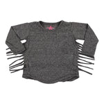 Long Sleeve Fringe Tee - Denny's