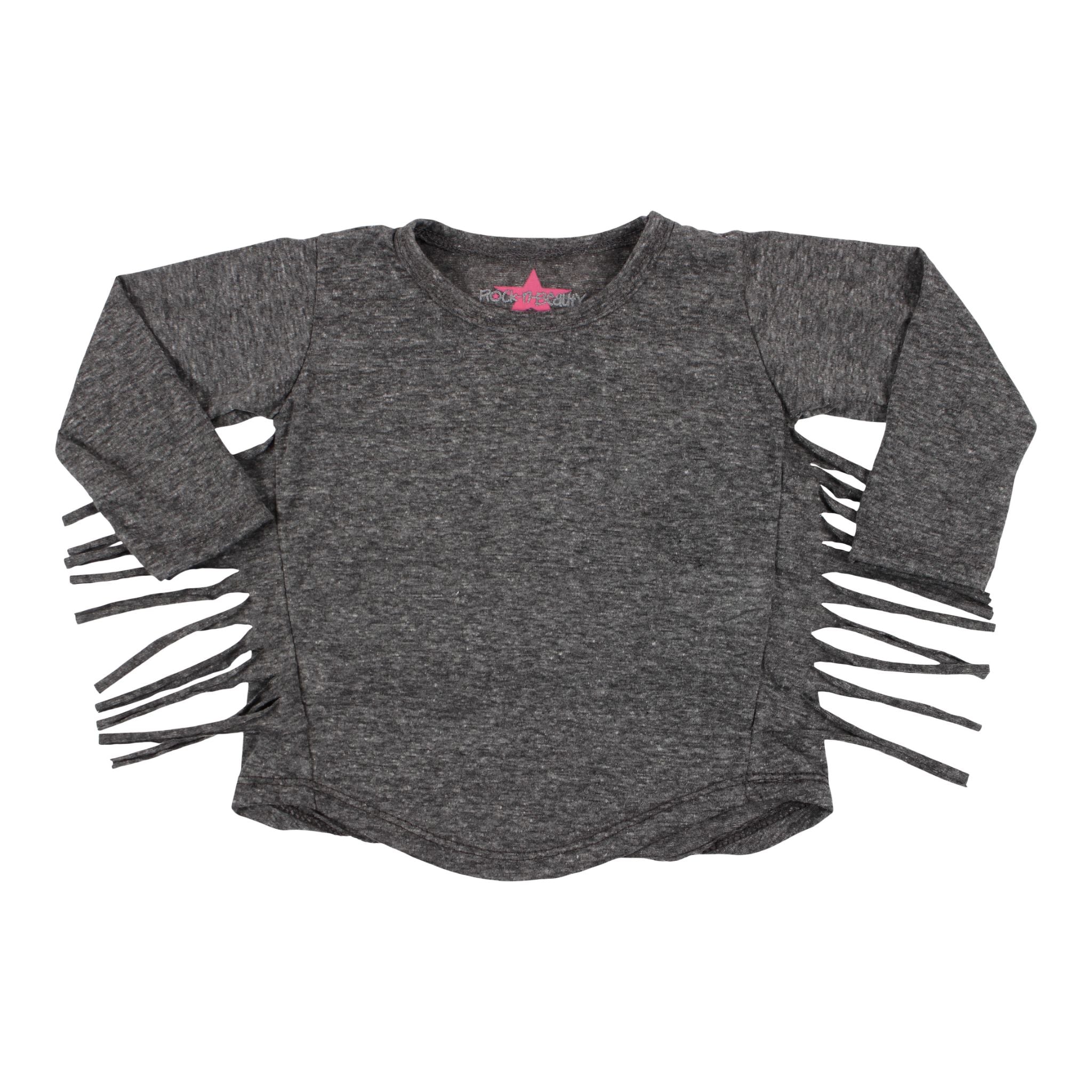 Long Sleeve Fringe Tee - Denny's