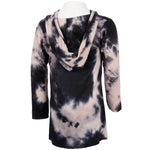 Long Sleeve Hoody Cover Up With Neon Unicorn - Denny's
