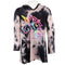 Long Sleeve Hoody Cover Up With Neon Unicorn - Denny's