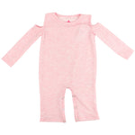 Long Sleeve Cold Shoulder Coverall - Denny's