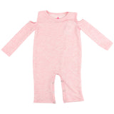 Long Sleeve Cold Shoulder Coverall - Denny's