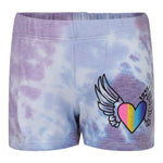 Heart Wings Mulberry Tie Dye Short - Denny's