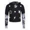 Mixed Icons Tie Dye Hood Sweatshirt - Denny's