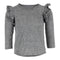 Long Sleeve Top with Triple Ruffle Shoulders - Denny's