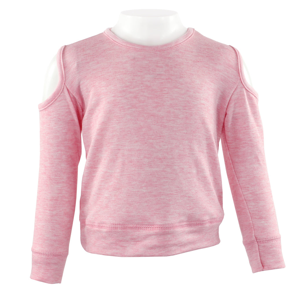 Long Sleeve Cold Shoulder Sweatshirt - Denny's
