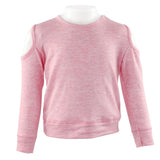 Long Sleeve Cold Shoulder Sweatshirt - Denny's
