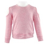 Long Sleeve Cold Shoulder Sweatshirt - Denny's