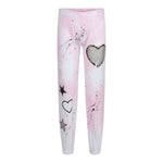 Leopard Star & Heart Toss Splatter Cloud Sweatpant - Denny's