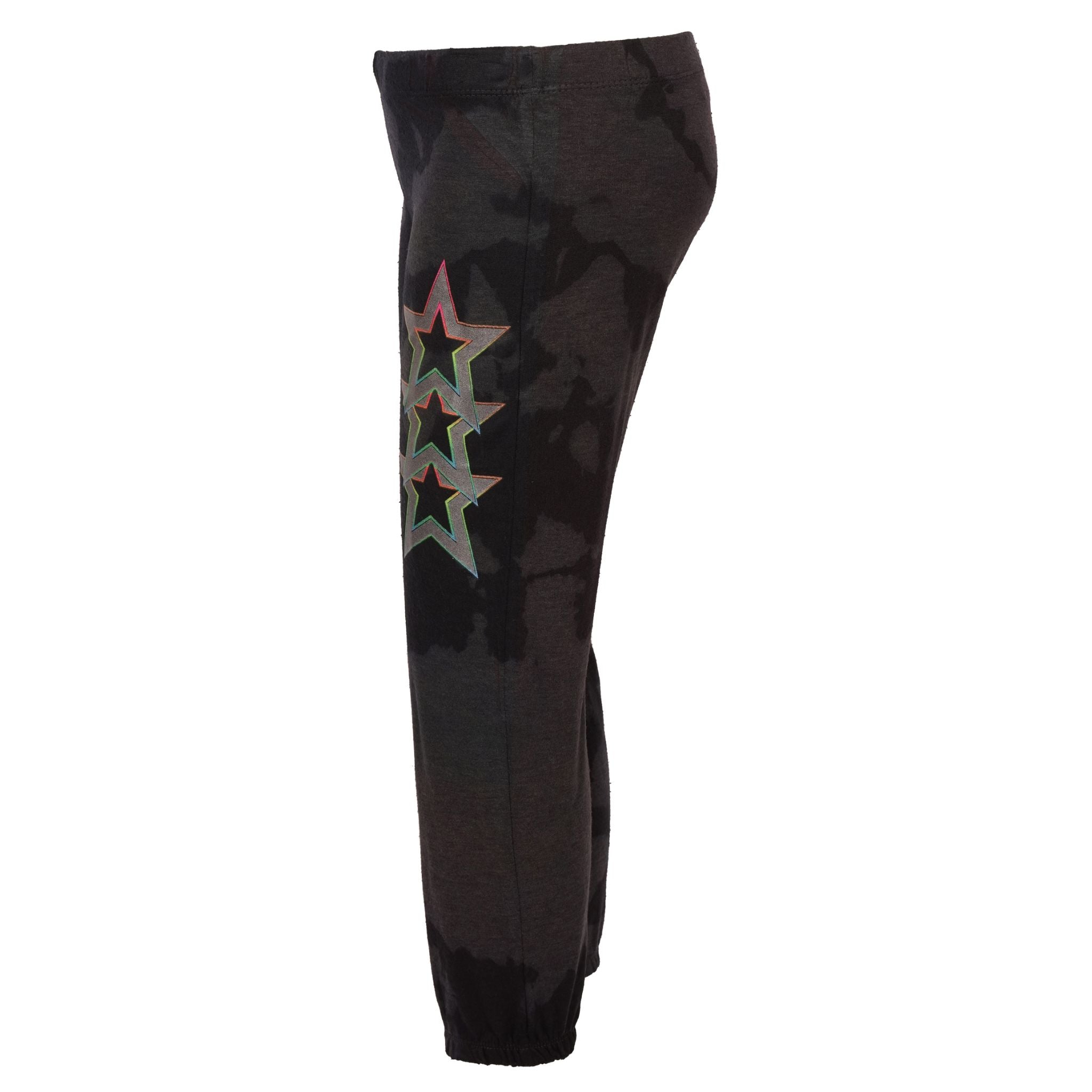 Neon Stars Lava Bleached Jogger - Denny's