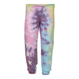 White Stars Peony Tie Dye Push Up Pant - Denny's