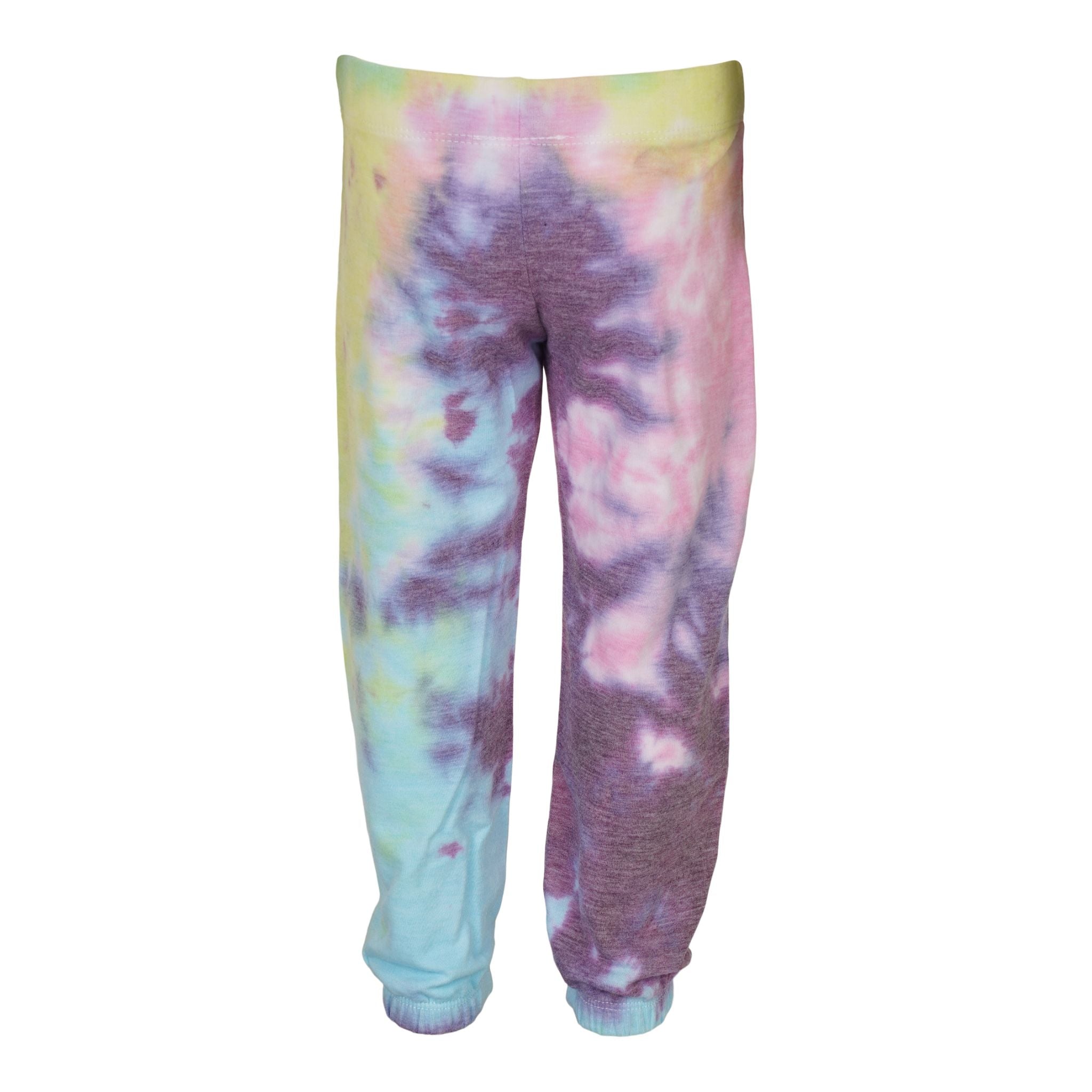 White Stars Peony Tie Dye Push Up Pant - Denny's