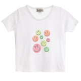 Neon Smiley Crop Top - Denny's