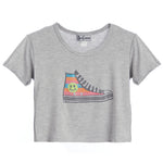 Neon Sneaker Crop Top - Denny's