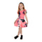Short Sleeve Tie Dye Ruffle Dress - Denny's