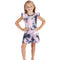 Short Sleeve Ruffle Dress - Denny's