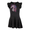 Short Sleeve Ruffle Dress with Unicorn - Denny's