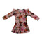 Hacci Floral Long Sleeve Ruffle Dress - Denny's