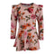 Long Sleeve Hacci Floral Ruffle Dress - Denny's