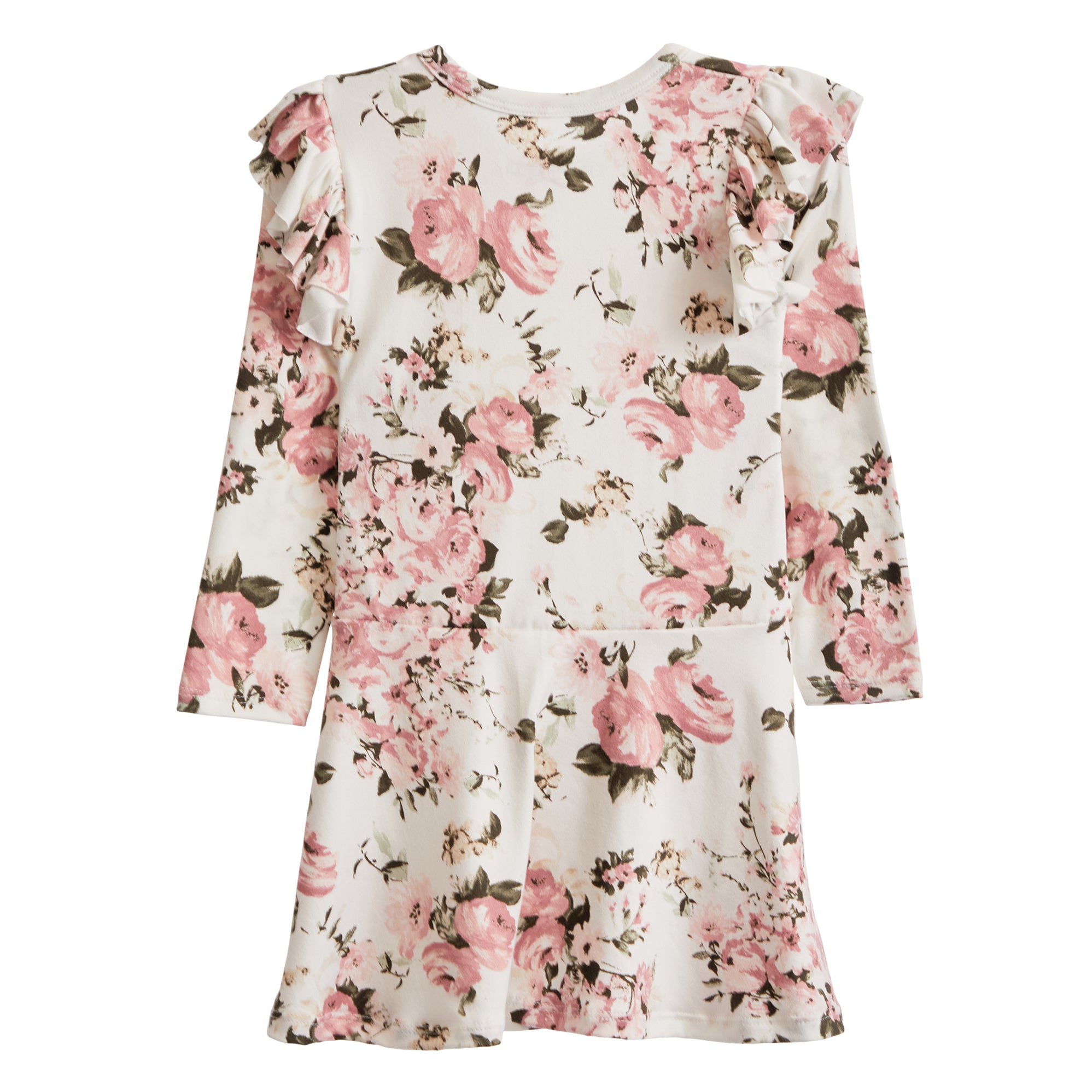 Dusty Rose Ruffle Dress - Denny's
