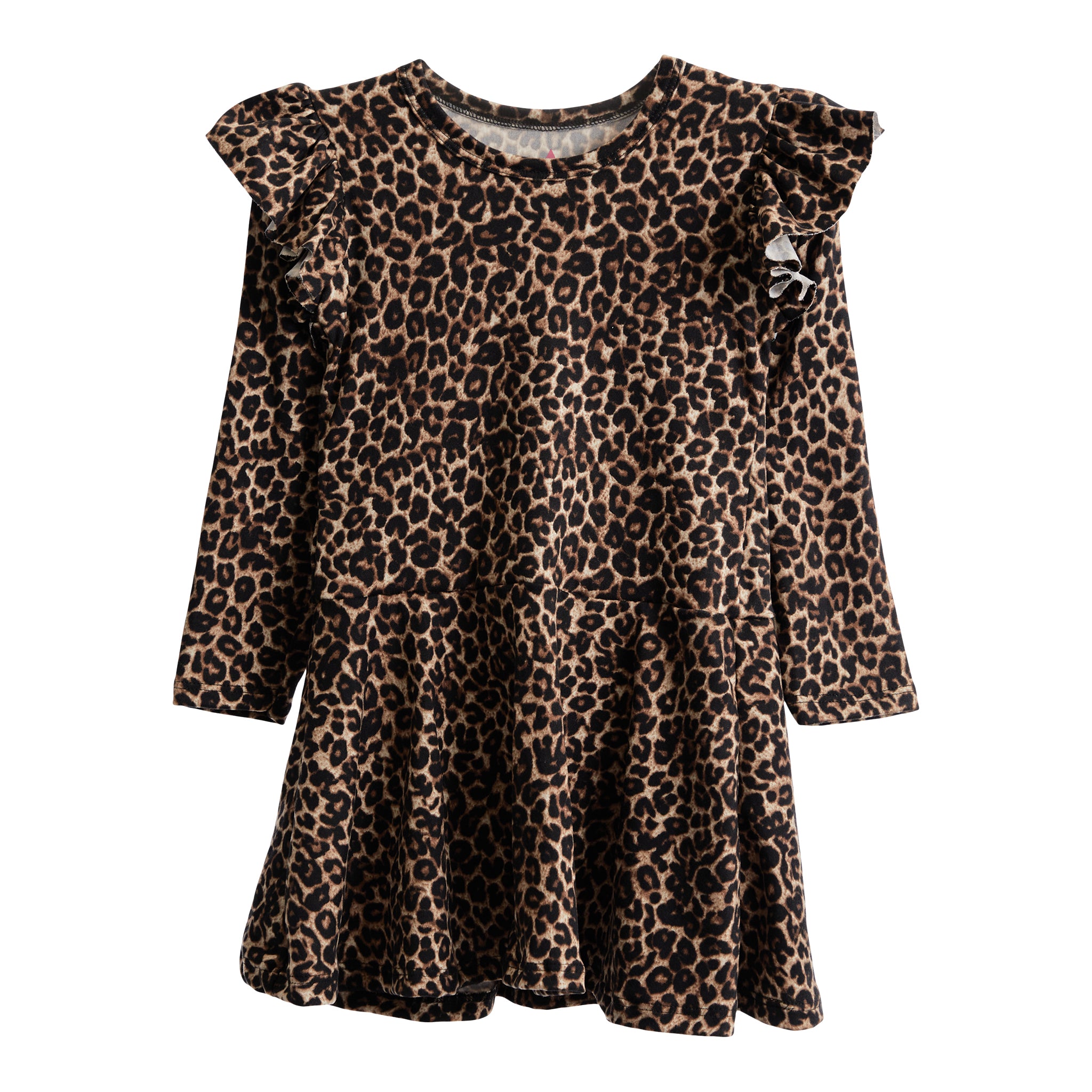 Leopard Ruffle Dress - Denny's