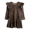Leopard Ruffle Dress - Denny's