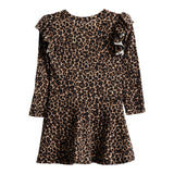 Leopard Ruffle Dress - Denny's