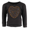 Long Sleeve Banded Top wtih Heart Star - Denny's