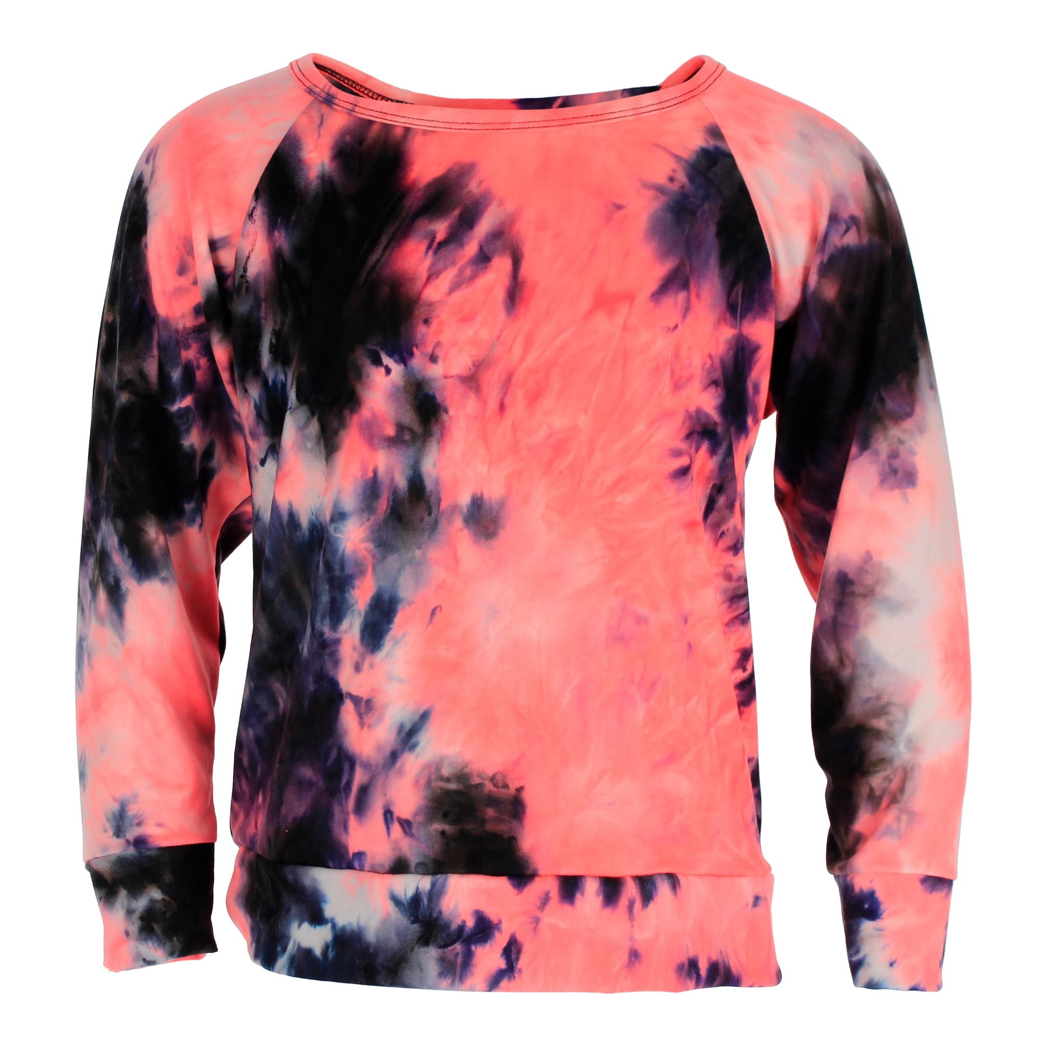 Long Sleeve Tie Dye Banded Top - Denny's